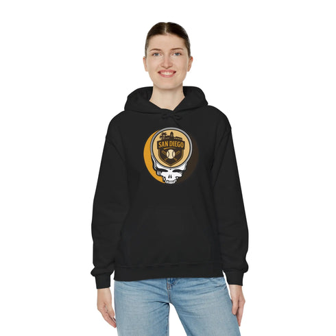 Grateful Dead - San Diego Padres Stealie Grateful Dead Unisex Heavy Blend Hoodie - MLB - StealieShop